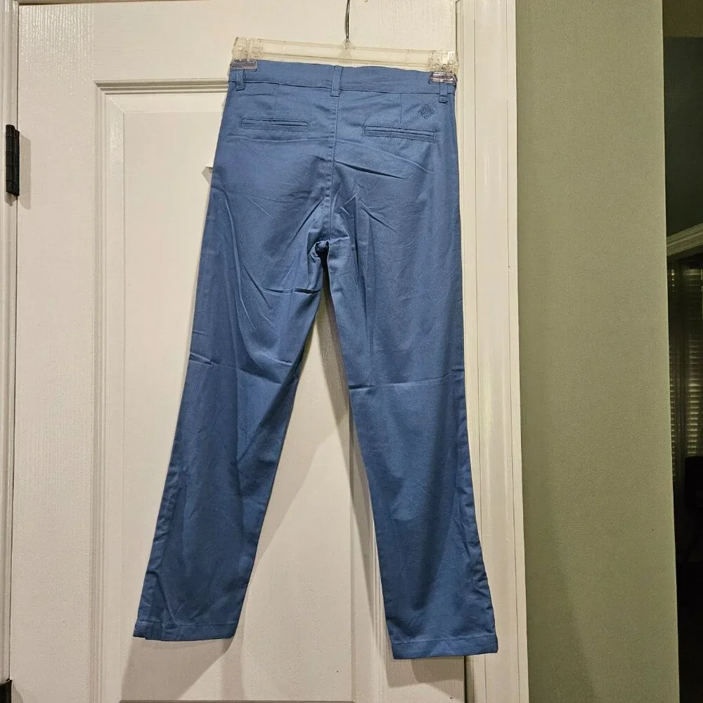 NWT Andy & Evan Blue Straight Leg Pants Size‎ 7Y